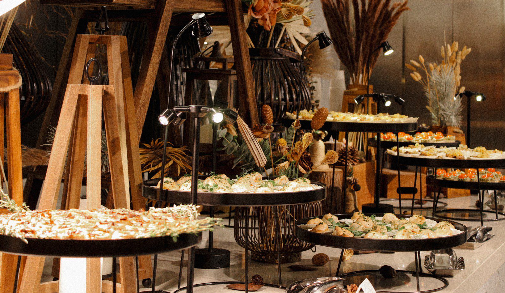 Tea reception spread