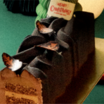 Tropical Banana Chocolate Log Cake