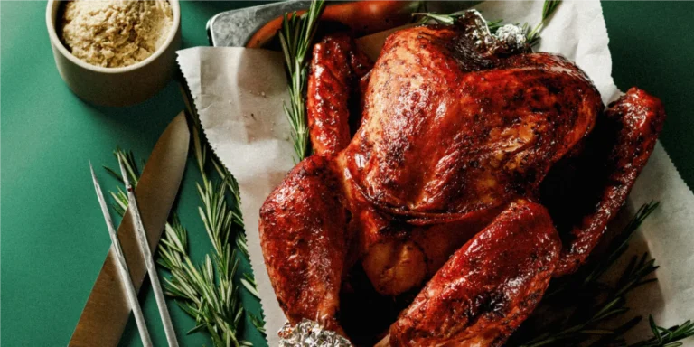 Whole Roast Turkey with Chestnut Stuffing and Cranberry Sauce