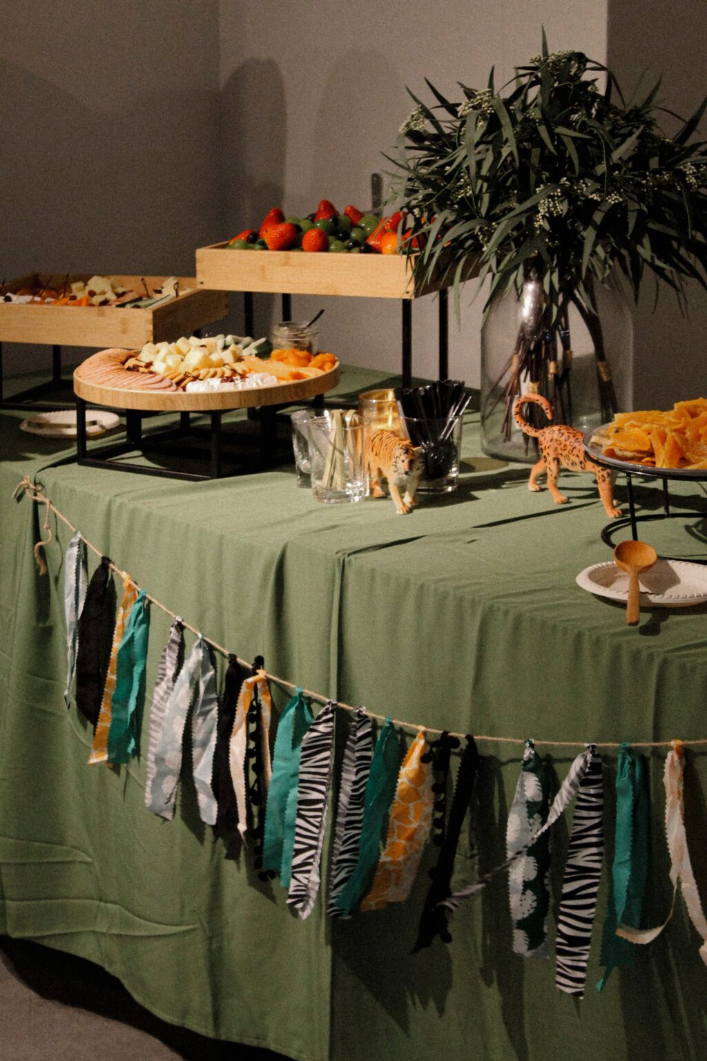 Celebratory buffet spread by Four Seasons Catering