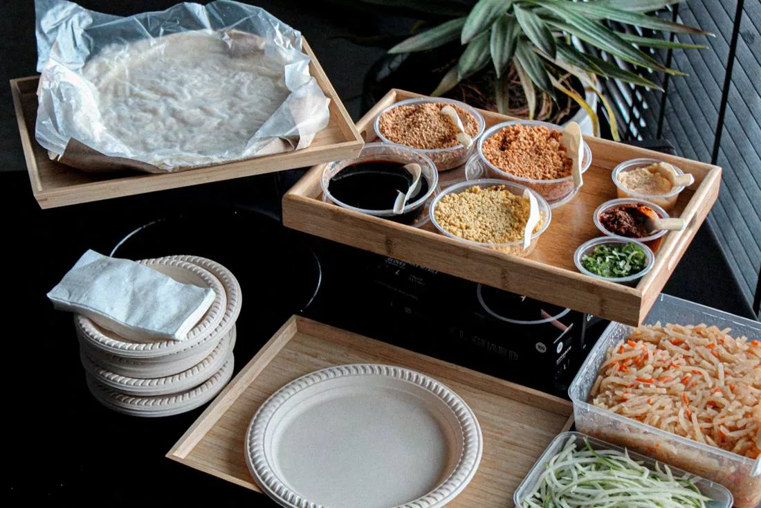 A DIY popiah station