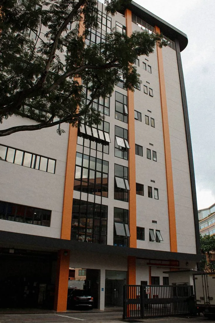 Our own building and central kitchen at 39 MacTaggart Road
